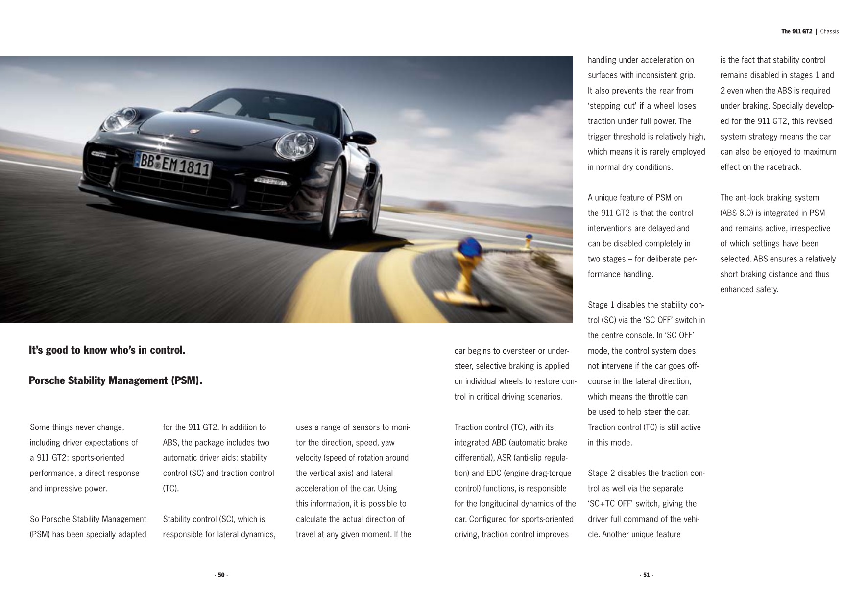 2008 Porsche 911 GT2 Brochure Page 49